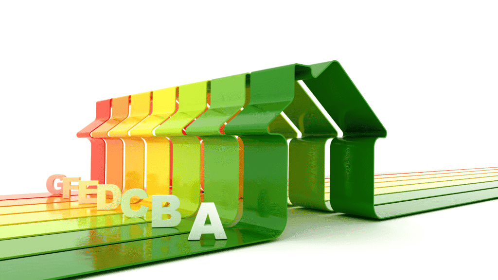 Experienced assessor conducting a detailed home energy survey to identify energy inefficiencies.