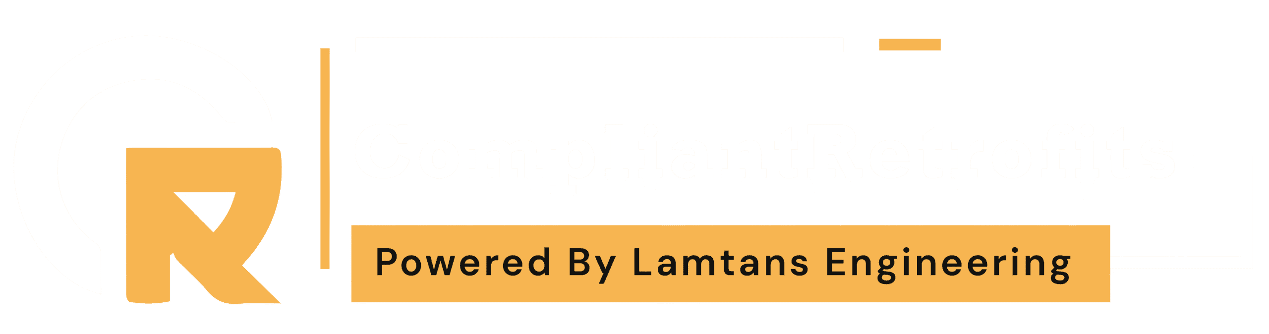 Compliant Retrofits logo with tagline Powered by Lamtans Engineering.